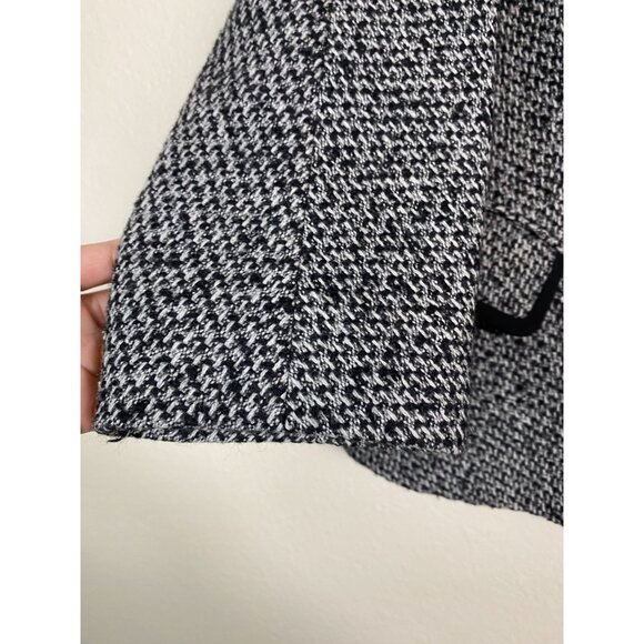 Lafayette 148 New York Wool Cashmere Camel Hair Tweed Jacket Size 12 Gray Black - Picture 9 of 16